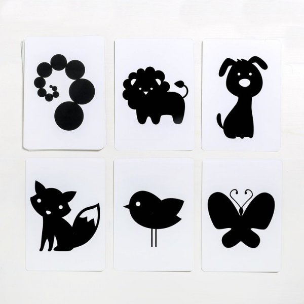 Карточки Монтессори для новорожденных