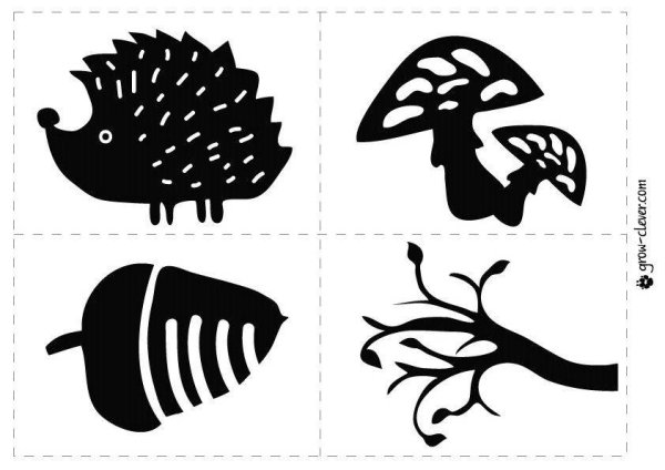 Карточки Монтессори для новорожденных