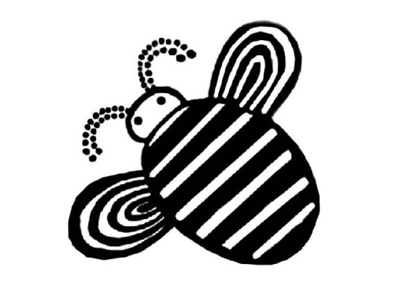 Рисунки для младенцев черно белые