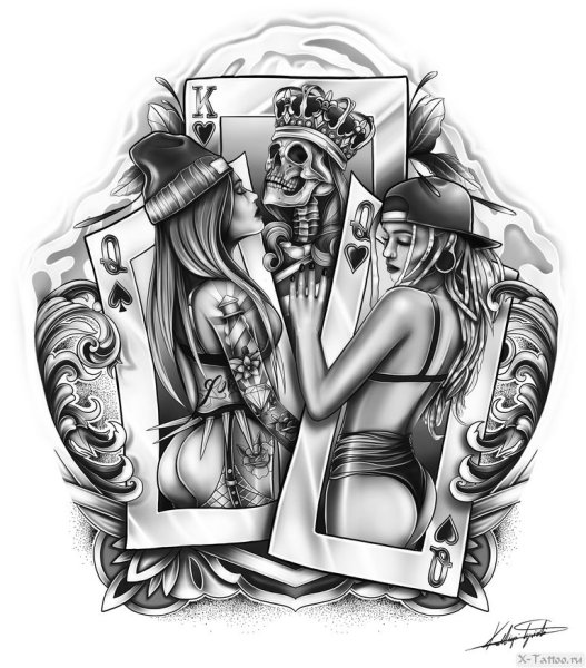 Татуировка бардак эскиз