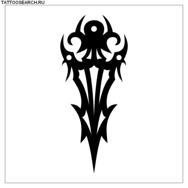 Эскиз тату на ногу для мужчин простые