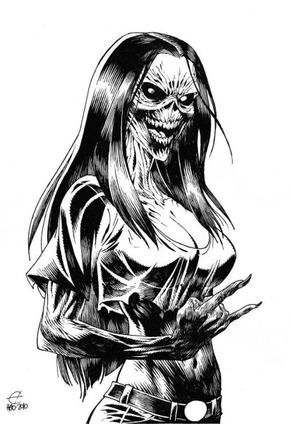 Векторные рисунки зомби