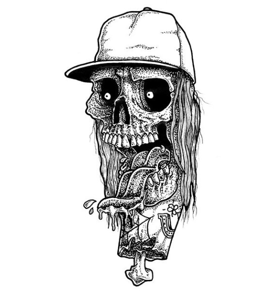 Plants vs Zombies раскраска зомби