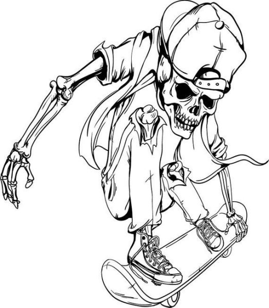 Зомби раскраска страшные