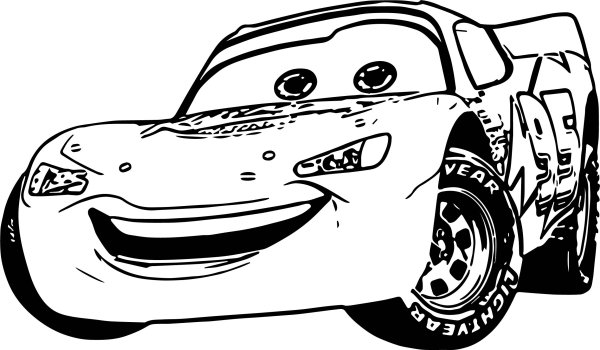 Раскраски Тачки Маккуин