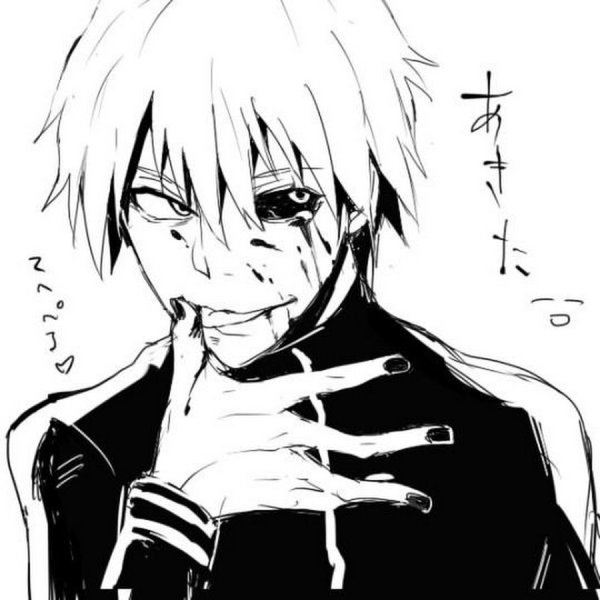 Токийский гуль чб