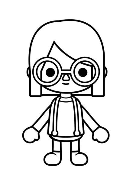 Разукрашка тока бока