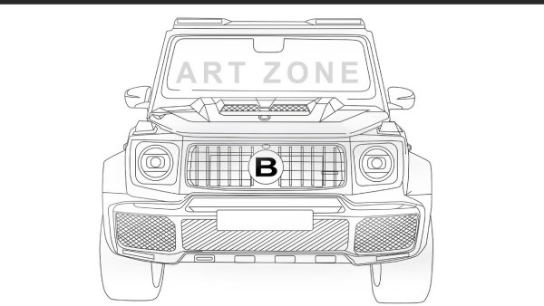 Mercedes Benz g65 чертежи