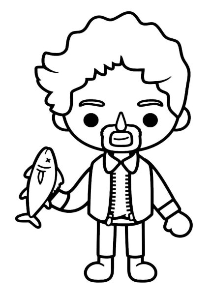 Тока вока мебель раскраска