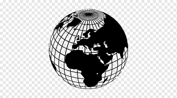 Векторное изображение глобуса