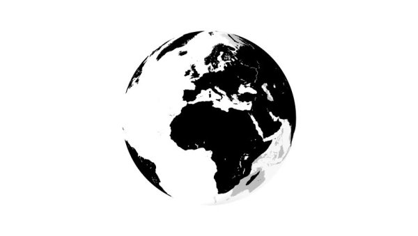 Контурное изображение земли