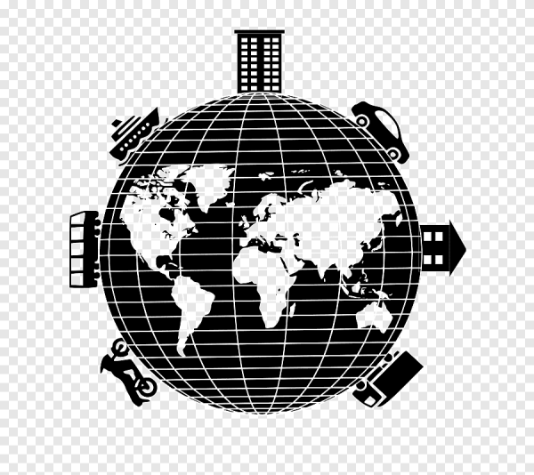 Земной шар силуэт