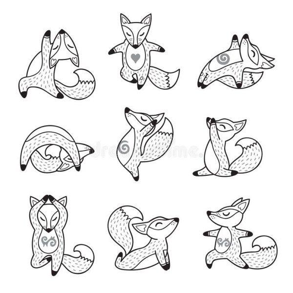 Лисичка для распечатывания