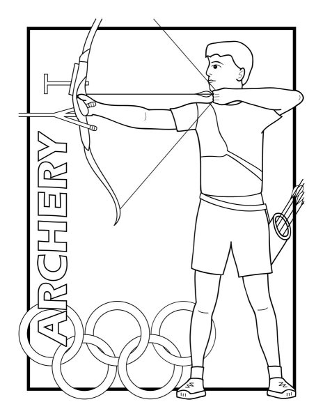 Олимпийские талисманы раскраска