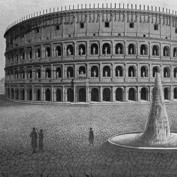 Колизей Рим чб