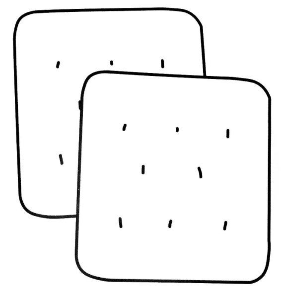 Раскраска печенье