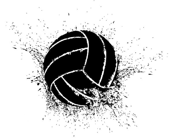 Волейбольный мяч эскиз
