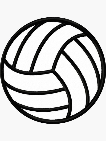 Волейбольный мяч стикер