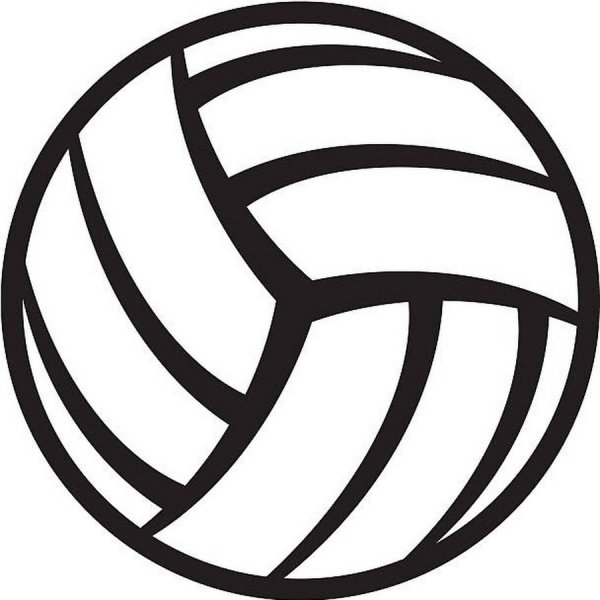 Стилизованный волейбольный мяч