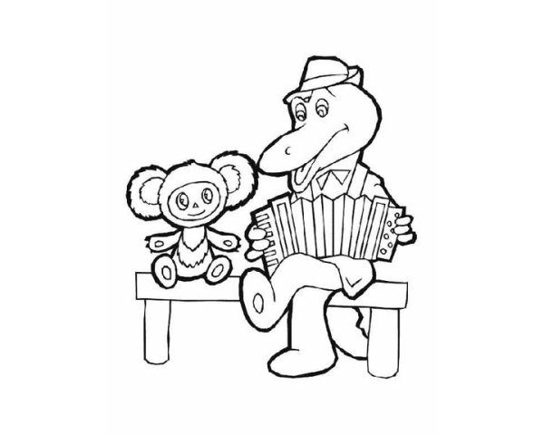 Чебурашка рисунок