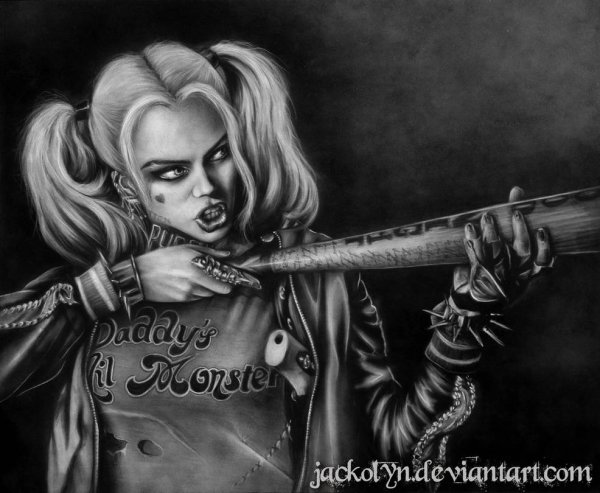 Харли Квинн раскраска