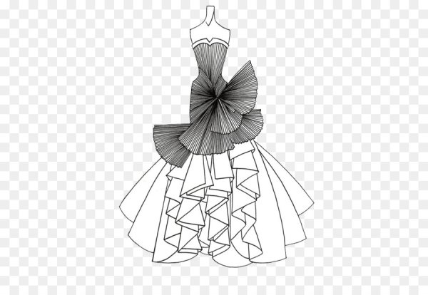 Красивые эскизы платьев