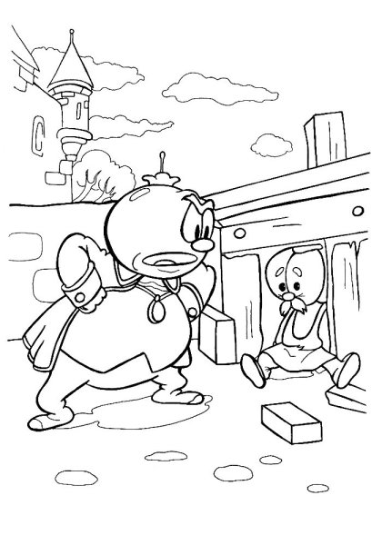 Чиполлино раскраска для детей