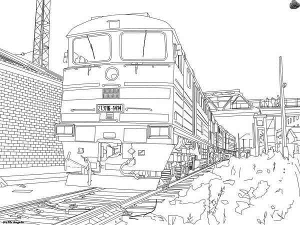 Тепловоз 2тэ116 рисунок