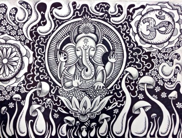 Мандала Ганеша