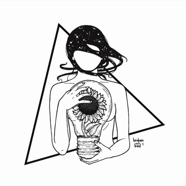 Психоделические рисунки чб легкие