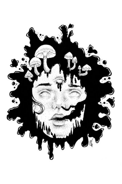 Трафареты психодел