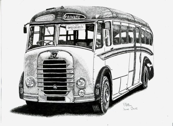 Общественный транспорт эскиз