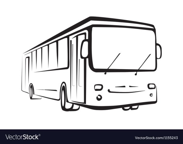 Графическое изображение автобуса