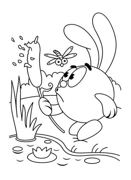 Крош картинки для срисовки