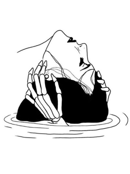 Грустные рисунки