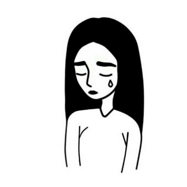 Рисунки чб для срисовки легкие