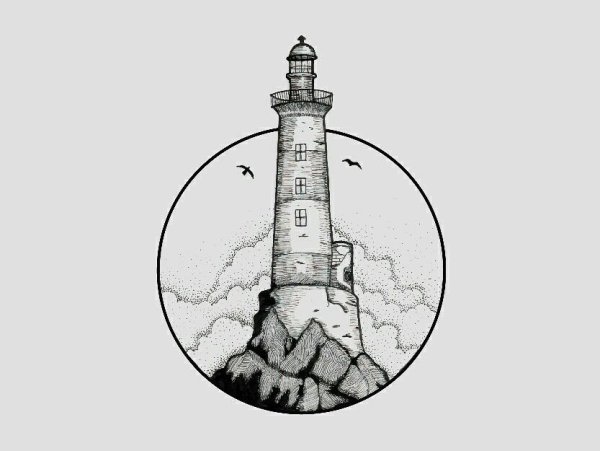 Маяк эскиз