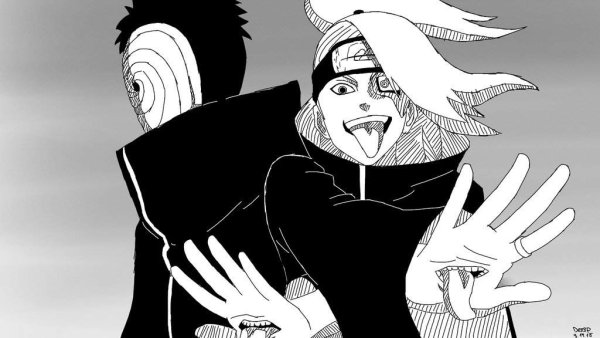 Манга Наруто Дейдара