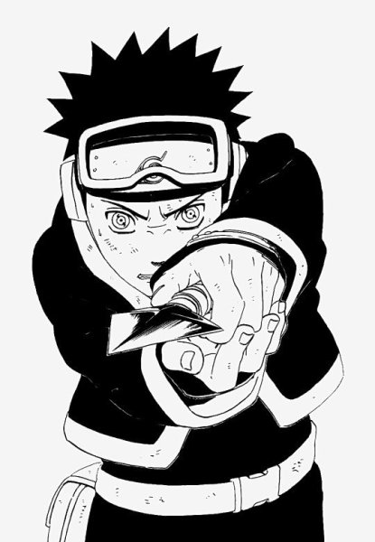 Манга Наруто Обито Учиха