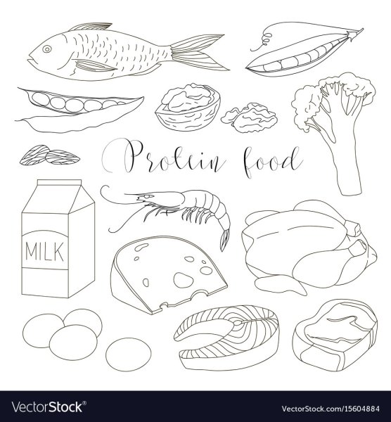 Раскраски мясные рыбные продукты