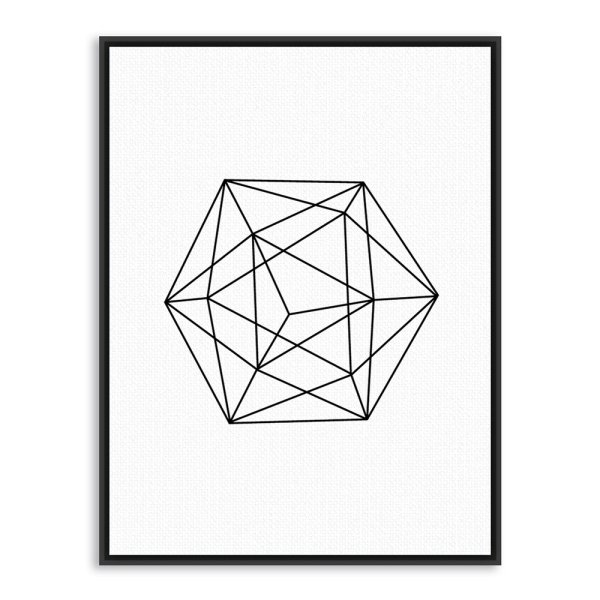 Черные геометрические фигуры