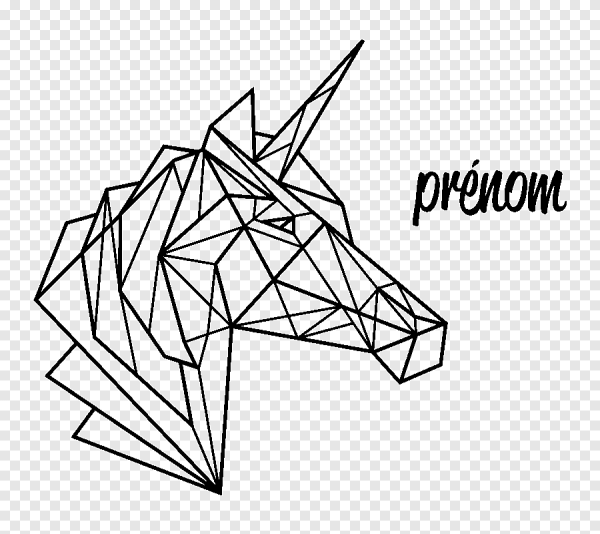 Геометрический Единорог