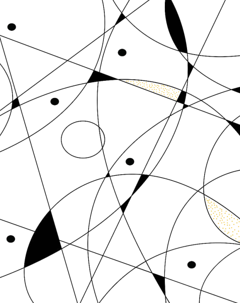 Абстрактная композиция из линий