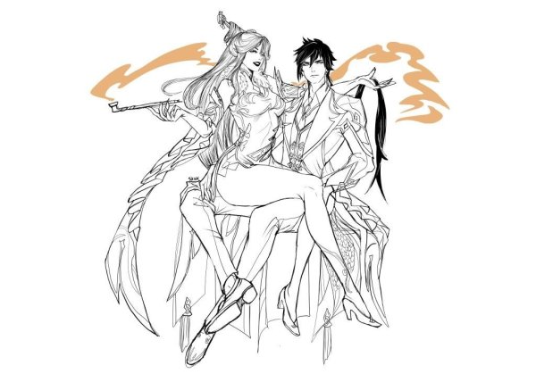 Джун ли и нин Гуан арт