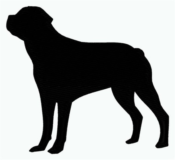 Собака ротвейлер вектор