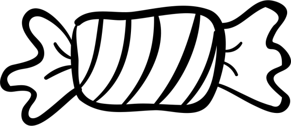 Раскраска конфеты