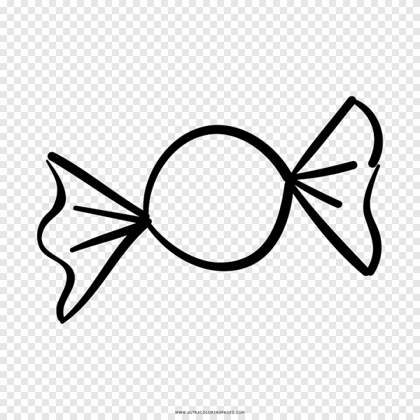 Конфетка нарисованная