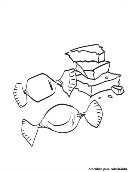 Зарисовка конфет