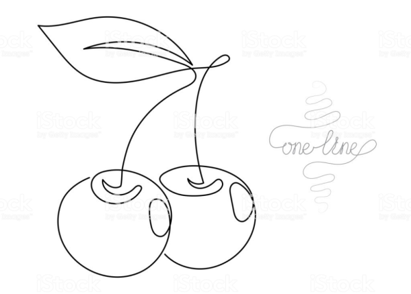 Ягоды раскраска для детей