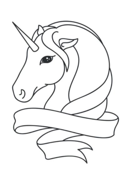 Единорог контур